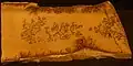 Dendrites de manganèse sur aplite (trouvées à Scrignac) (Maison des minéraux de Crozon)