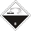 pictogramme ADR 8