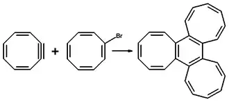 Trimerization du [8]Annulyne en présence d'une base