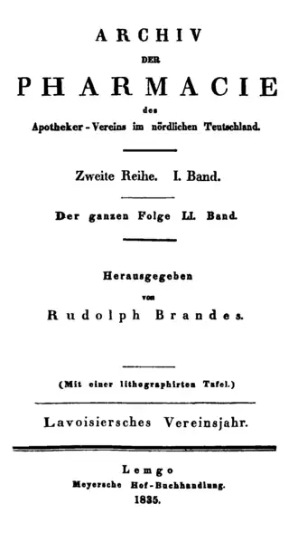 Image illustrative de l’article Archiv der Pharmazie