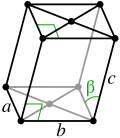 Monoclinique à base centrée