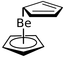 Béryllocène η1, η5-Cp2Be.