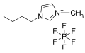 Structure du [PF6][BMIM], hexafluorophosphate de butyl-méthylimidazolium