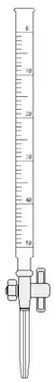 Burette graduée de 50&nbsp;mL