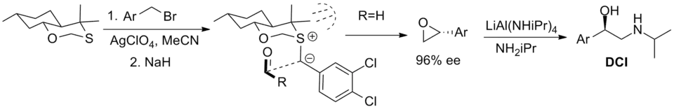 chiral oxathiane reagent for the Johnson–Corey–Chaykovsky reaction