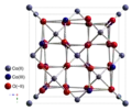 Maille élémentaire de l'oxyde de cobalt(II,III) Co3O4