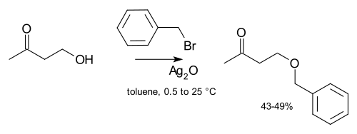 Synthèse d'éther avec l'oxyde d'argent