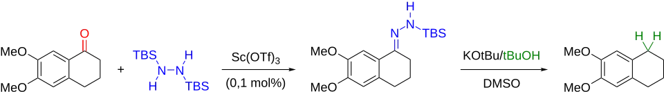 Wolff-Kishner Myers modification