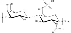 Image illustrative de l’article Sulfate de kératane