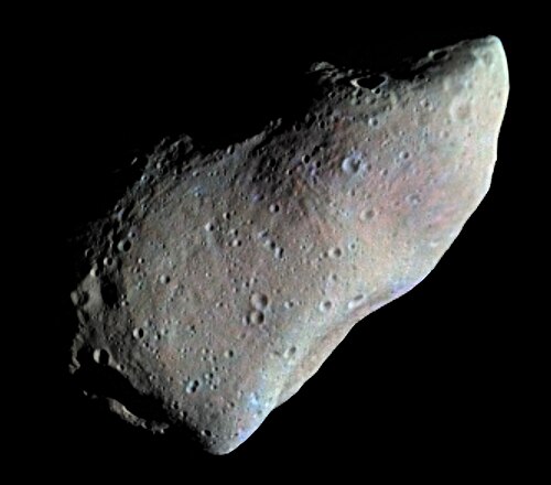 L'astéroïde Gaspra photographié par Galileo.
