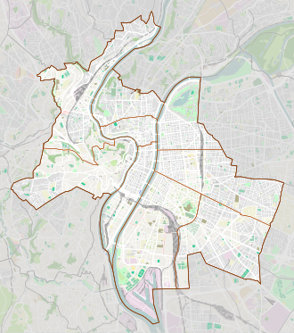voir sur la carte de Lyon