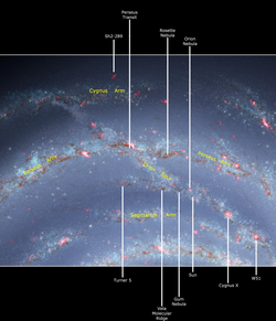 Image du bras d'Orion