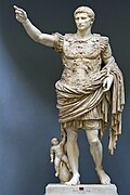 Statue d'Auguste dite « de Prima Porta ». Musées du Vatican.