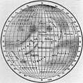 Carte d'Eugène Antoniadi (1934).