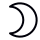 First quarter moon