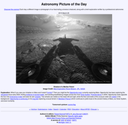 Logo de Astronomy Picture of the Day