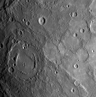 Photo de la surface de Mercure