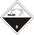 pictogramme ADR 8