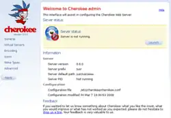 Description de l'image Cherokee-admin-panel.png.