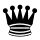 Dame noire sur case blanche h3