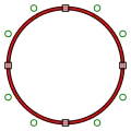 Les tracés CFF utilisent des splines de Bézier cubiques.