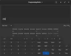 Description de l'image GNOME Calculator 3.32 screenshot.png.