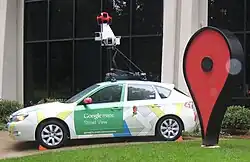 Description de l'image GoogleStreetViewCar Subaru Impreza at Google Campus.JPG.