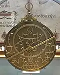 Astrolabe attribué à Gualterus Arsenius (v. 1570).