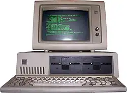 IBM PC 5150 en 1983.