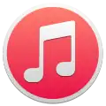 Logo d’iTunes 12-12.1(d’octobre 2014 à juillet 2015).