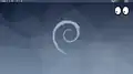 IceWM avec l'application Xeyes sur Debian Buster