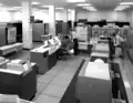 IBM 9020 du centre de contrôle aérien de Londres en 1974.