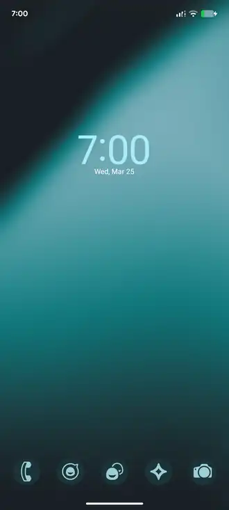 Écran d’accueil de LineageOS 23.2.