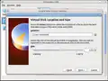 Création d'une VM - Etape de Paramétrage d'un disque virtuel
