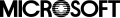 Logo de Microsoft du 25 juin 1982 au 26 février 1987.