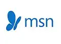 Logo de MSN du 4 septembre 2012 au 7 octobre 2014.