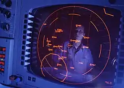Écran radar.