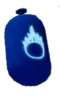 Fiole de nitro bleue