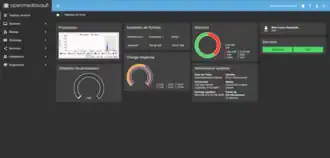 Exemple de Dashboard sur OMV8