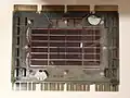 Carte de mémoire à ferrite d'un PDP-8/E, d'une capacité de 16 kbits (2 ko). Un PDP-8 en comprend trois pour un total de 4 kmots de 12 bits.