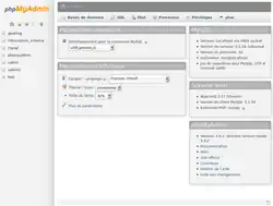 Description de l'image PhpMyAdmin-main-fr.png.