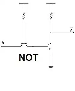 Inverseur en logique transistor–transistor NPN