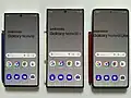 Galaxy Note 10 et Note 10 Lite (face avant)