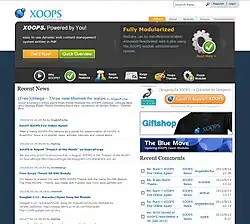 Description de l'image ScreenshotXOOPSWikipedia.jpg.
