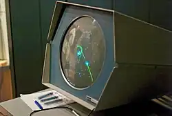 Spacewar! fonctionnant sur le PDP-1.