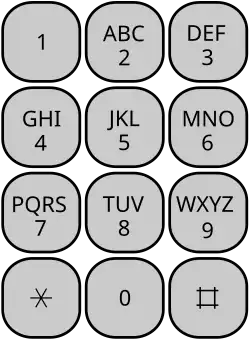 La disposition ISO 9995-8 pour les États-Unis, pour la messagerie textuelle.