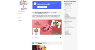 Page d'accueil du site web trustcafe.io le 3 novembre 2025.