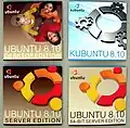 Livrets des CD d’Ubuntu 8.10 Intrepid Ibex.