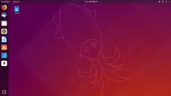 Capture d'écran d'Ubuntu 18.10 (Cosmic Cuttlefish)