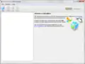 VirtualBox Manager - Écran d'accueil